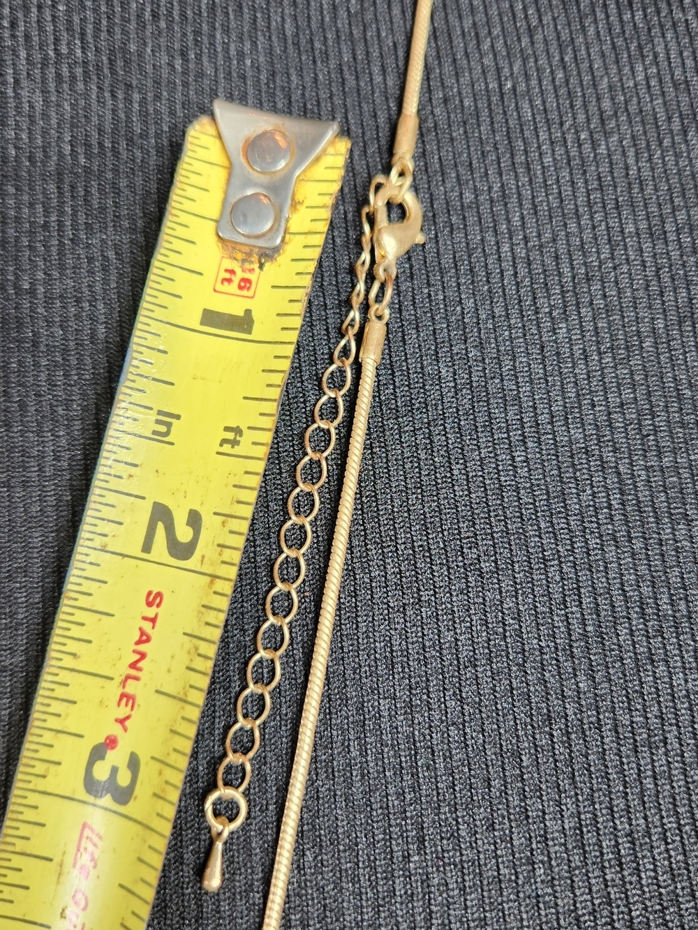 Gold-Tone 32" Long Tassel Necklace with Orange and Cream Stone Accents - Picture 7 of 7